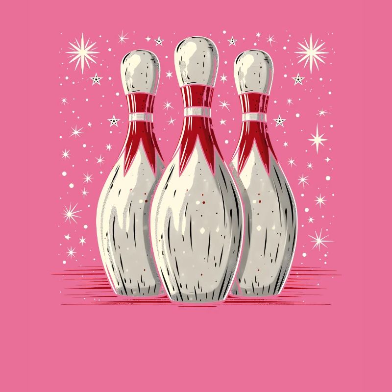 Cartoon Bowling Pins