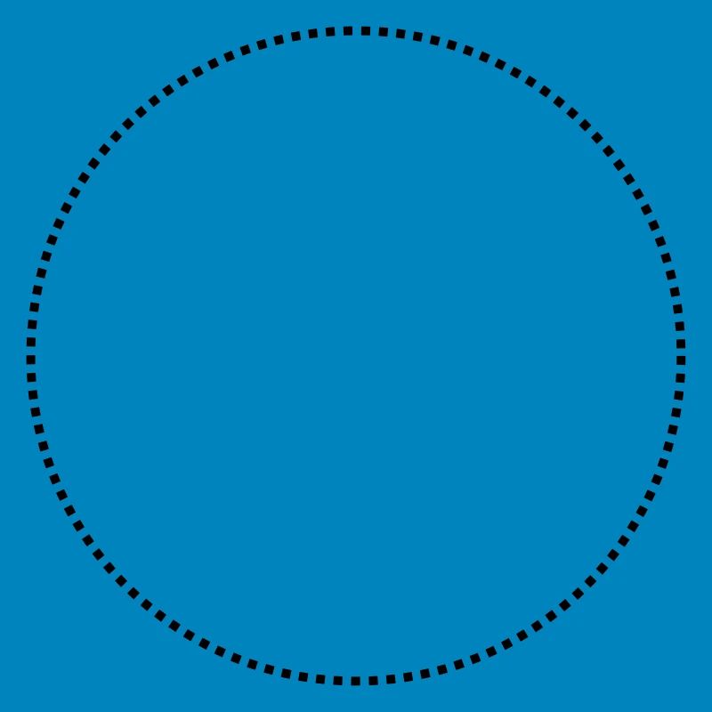 kreis gestrichelt