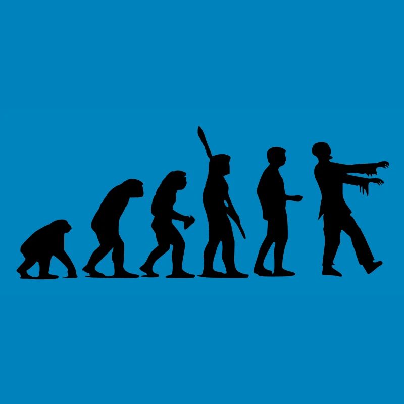 Évolution de zombi (monochrome)