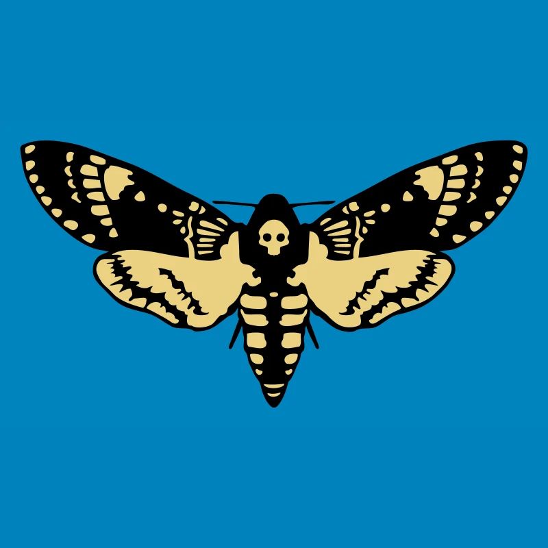 Sphinx Schädel butterfly skull