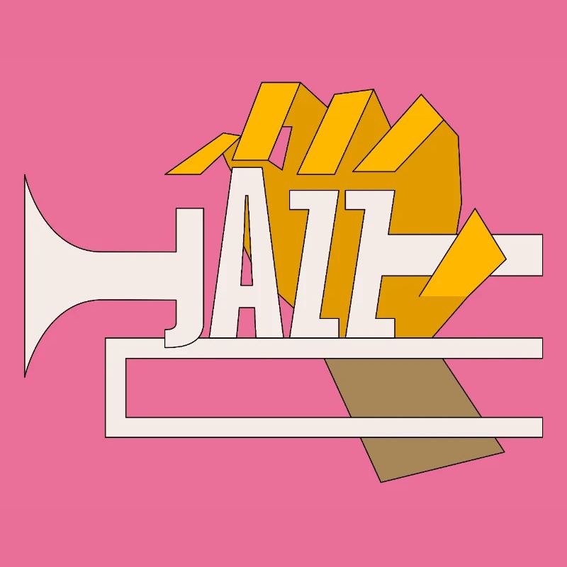 Tshirt Jazz Trompete