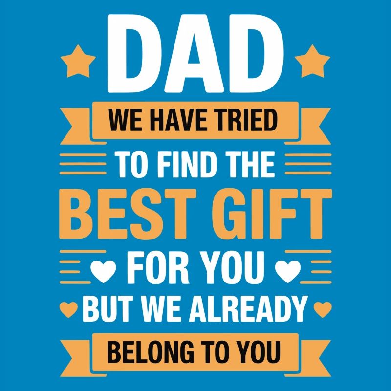 Papa-Geschenk Wir gehören dir schon