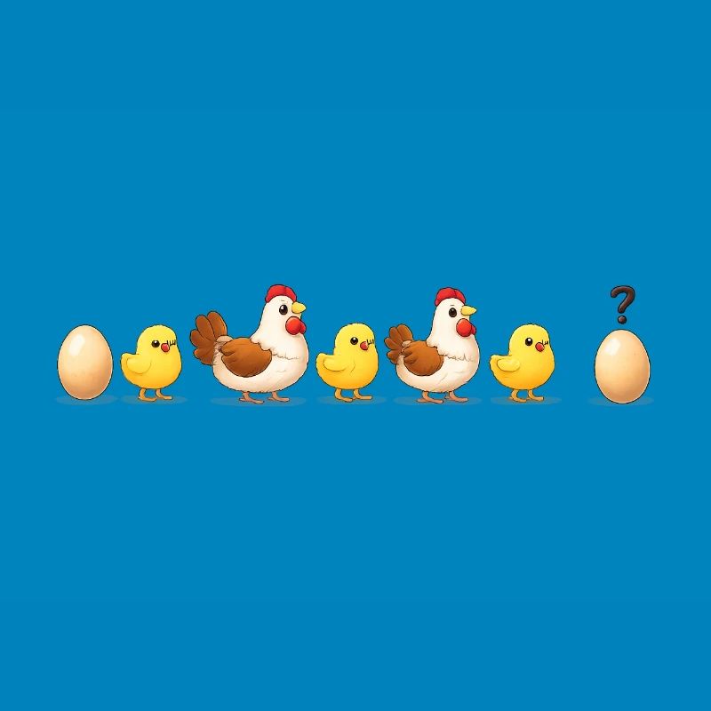 Evolution Ei-Küken-Henne-Darwin