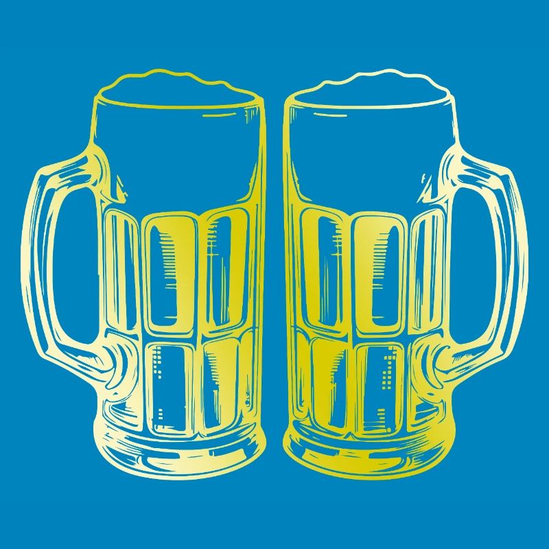 Bier Biergläser Anstoßen
