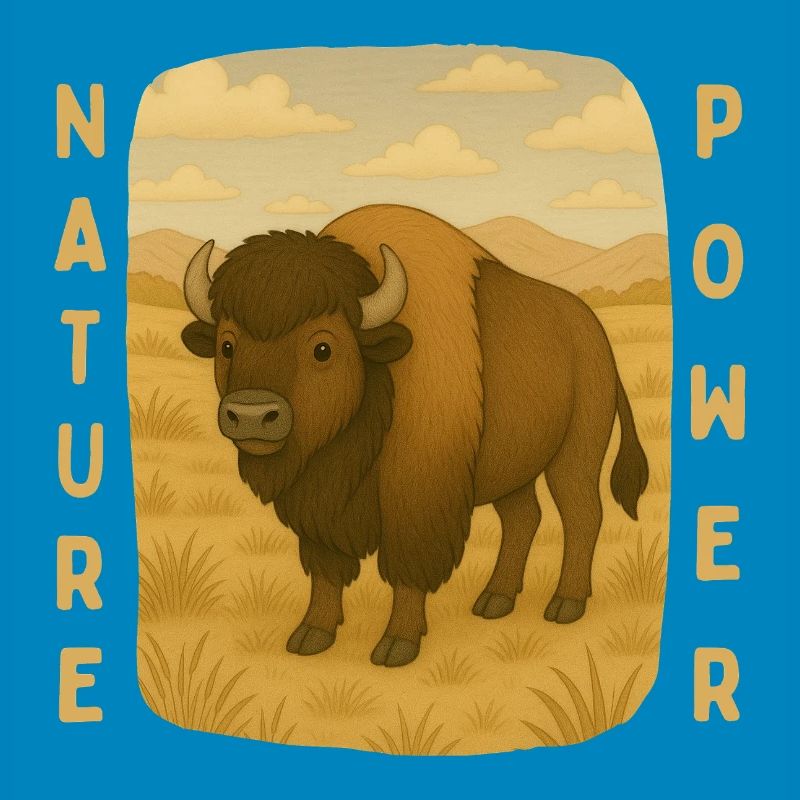 Bison auf der Steppe