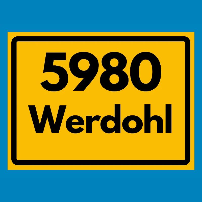 OLD POSTCODE POSTCODE RETRO 5980 WERDOHL HEIMAT