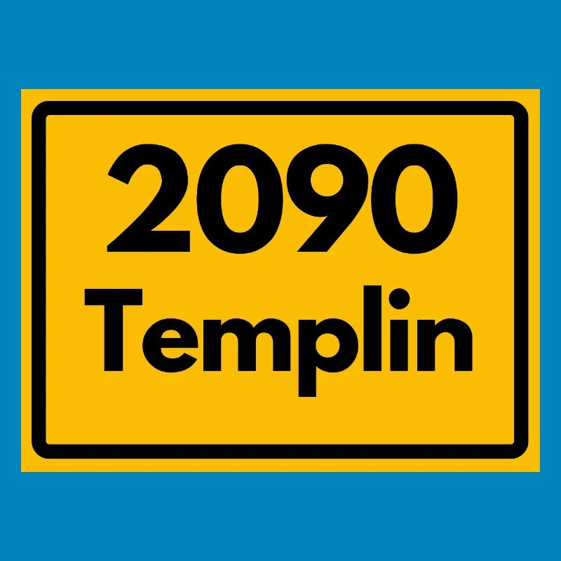 ANCIEN CODE POSTAL RÉTRO 2090 TEMPLIN HEIMAT