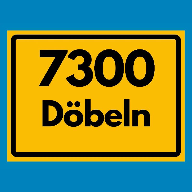 ANCIEN CODE POSTAL 7300 DÖBELN SAXE, DDR OSTALGIE