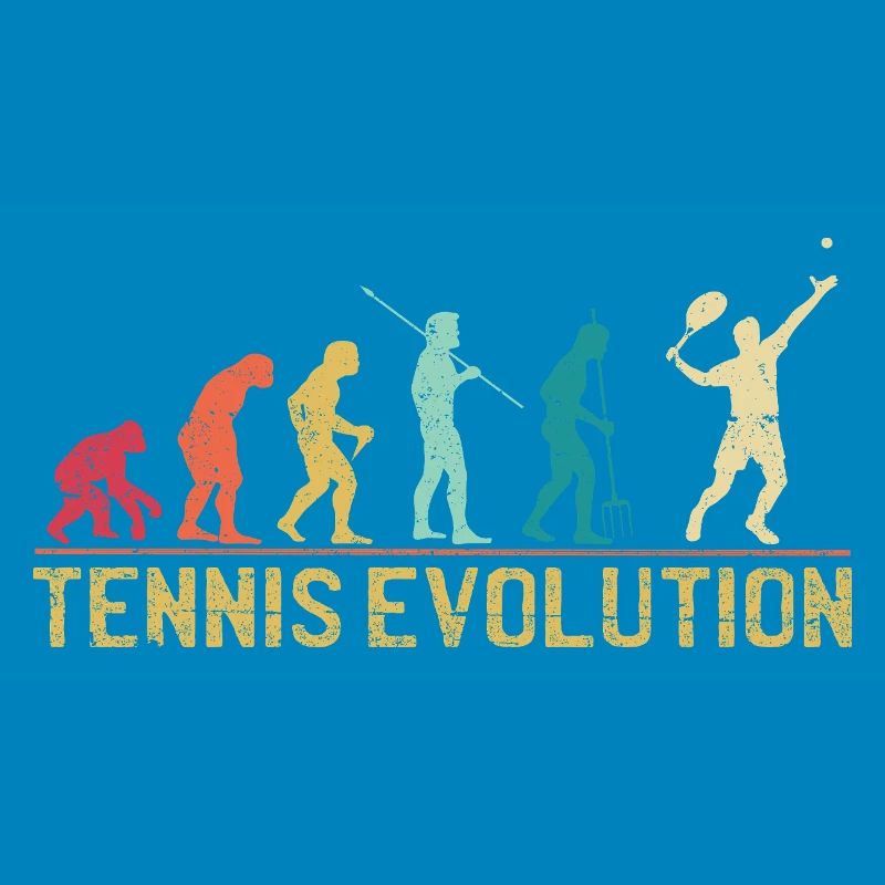 Tennis Evolution Evolution Graphic Design