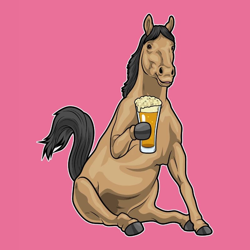 Pferd Bier
