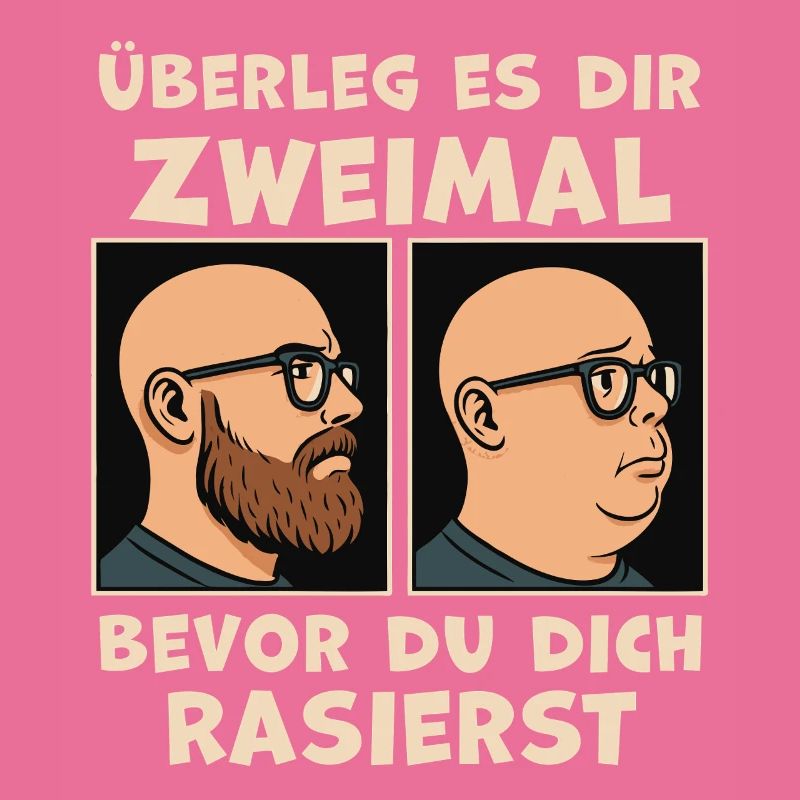 Vorher Nachher Rasurwitz Bartträger