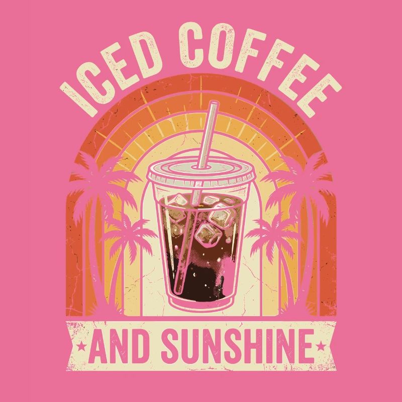 Eiskaffee und Sonnenschein