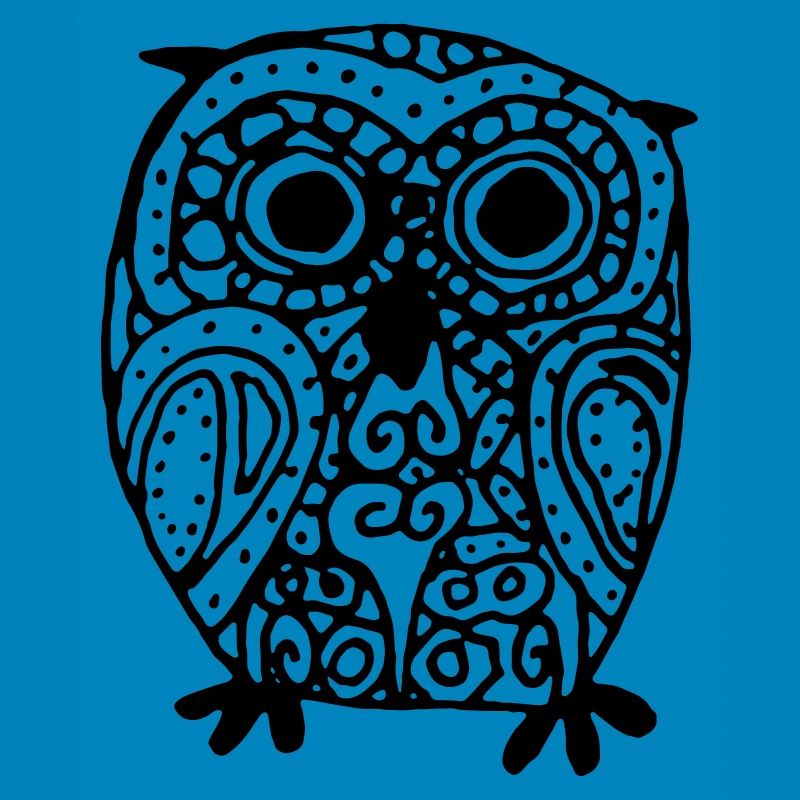 Art Deco Space Owl