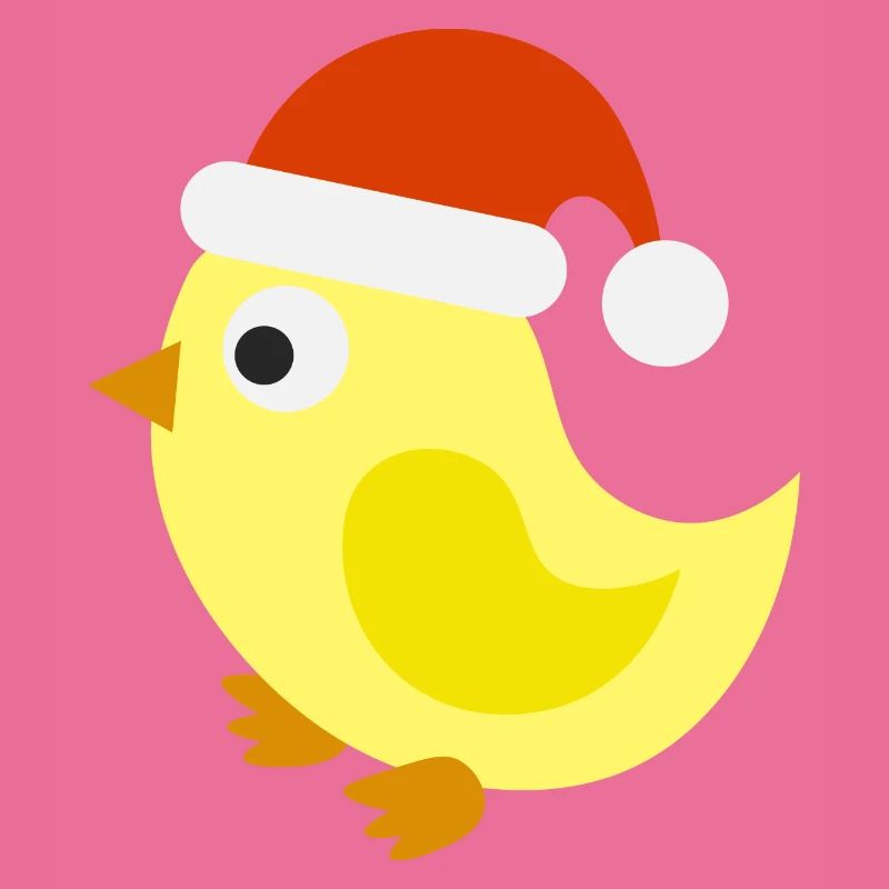 Festliches Weihnachtsküken