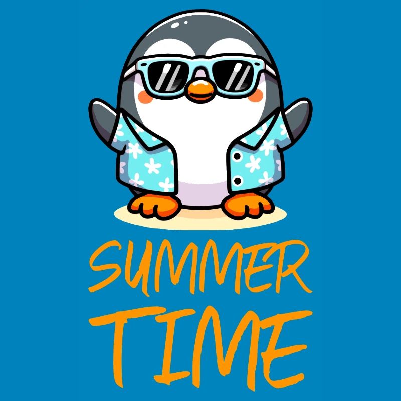 Pinguin Sommerzeit