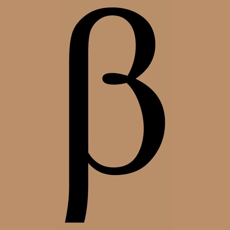 Beta griechischen Buchstaben