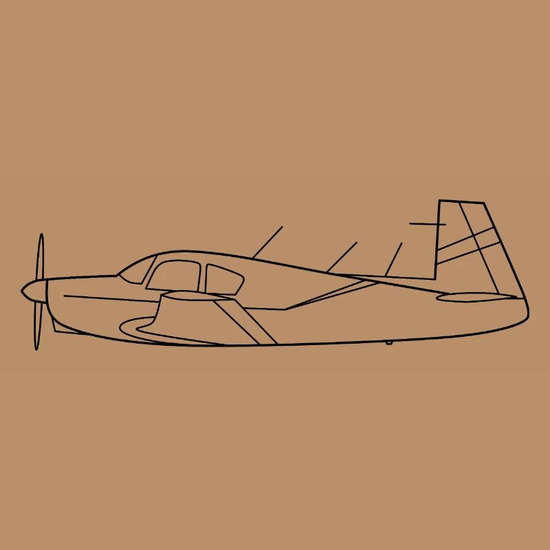 Propellerflugzeug M20