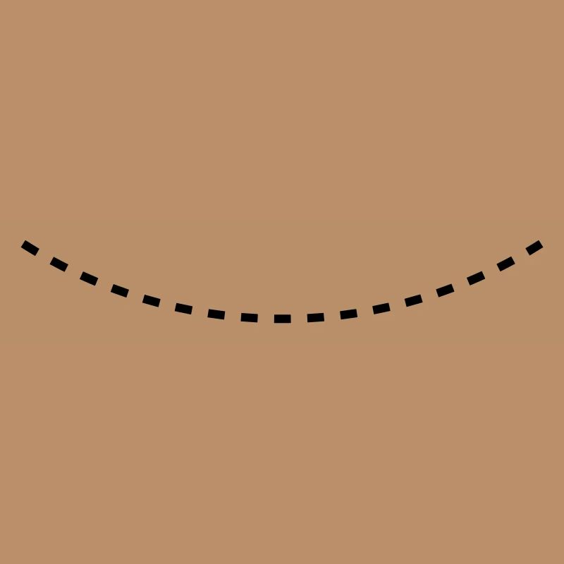 Dashed Curved Line