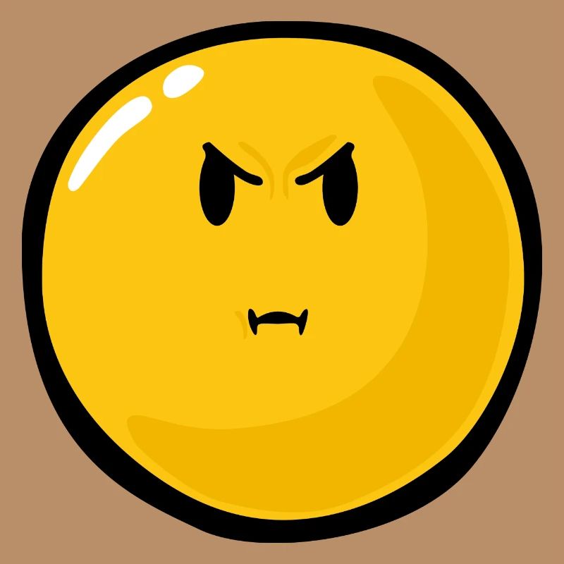 Smiley Anger Bitter