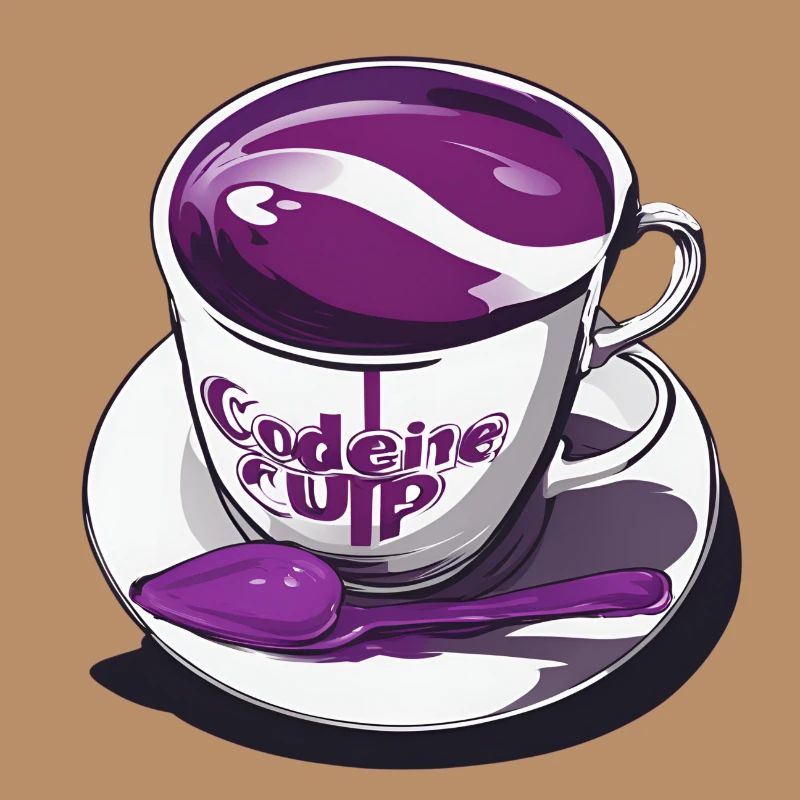 Codeine Cup – Tasse violette créative pour les créateurs de tendances
