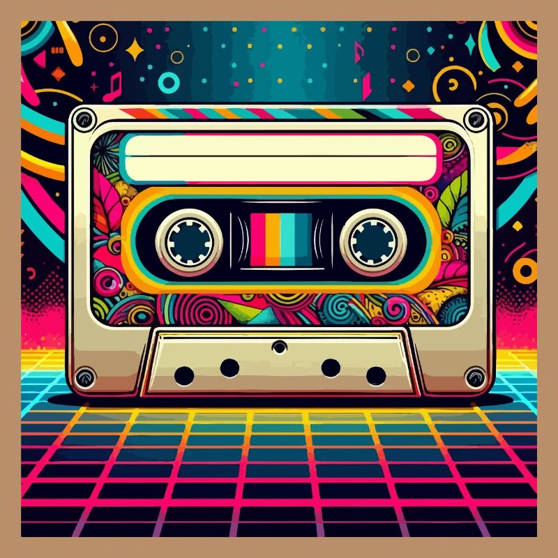 Retro-Kassetten-Vibes