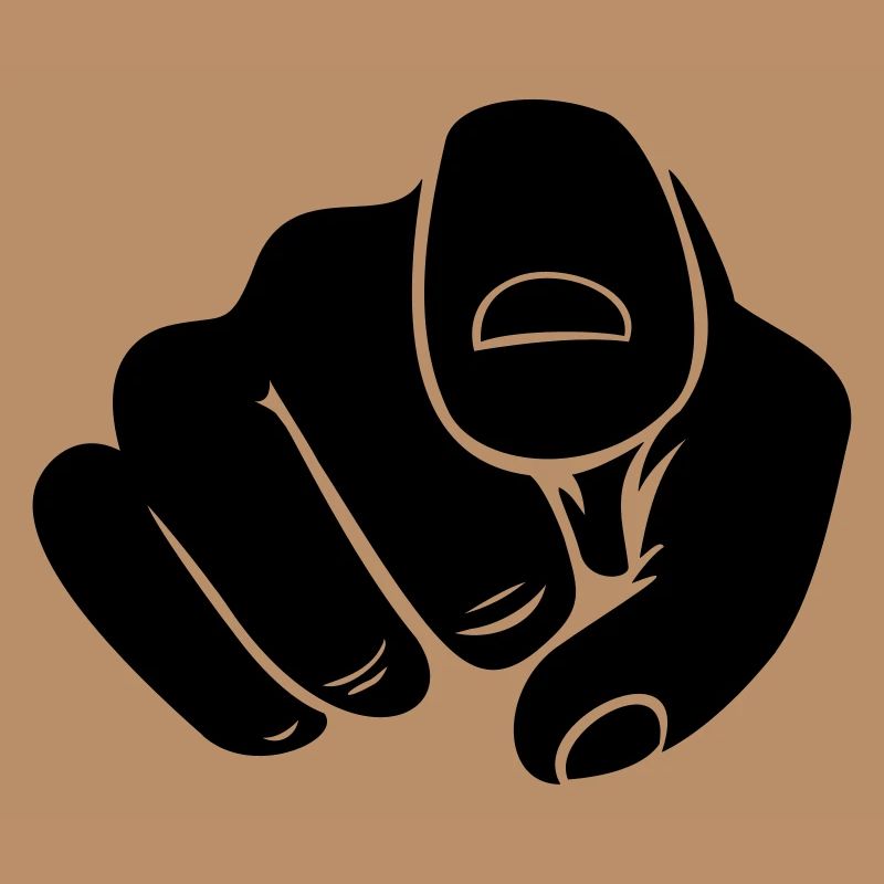 Zeigen Hand Finger
