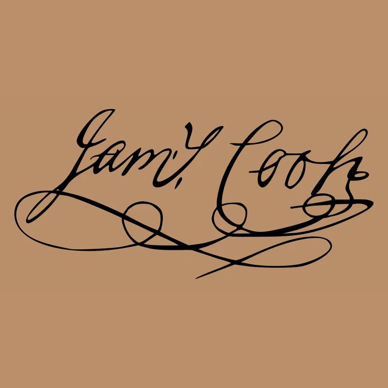 James Cook Autogramm