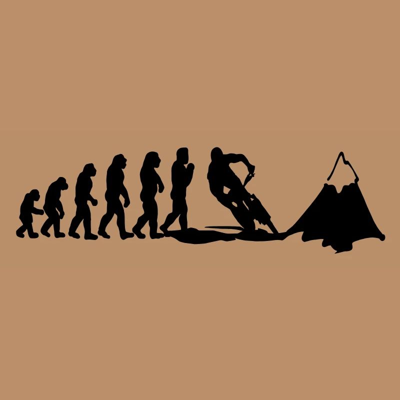 l'évolution de vélo de montagne