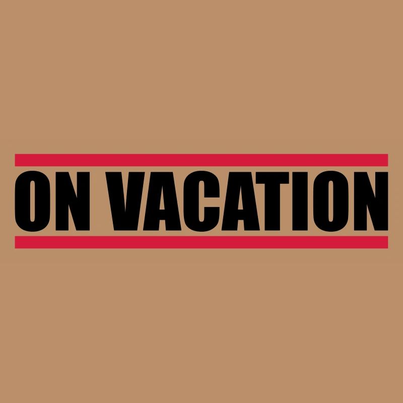 on vacation modus rouge balken vacances vacances plaisir