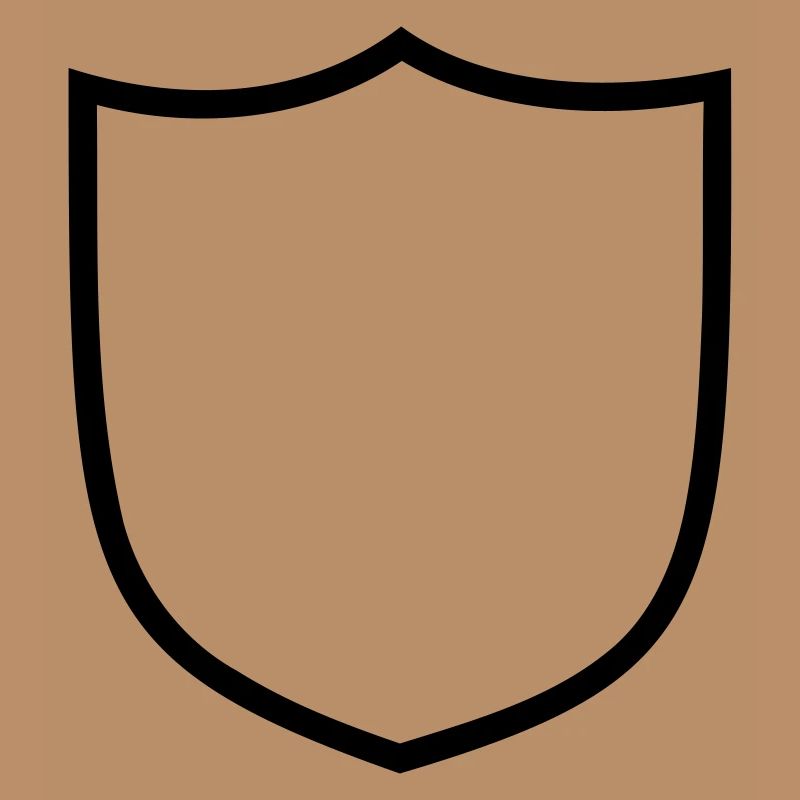 Wappen leer Vorlage Schild Abzeichen Logo