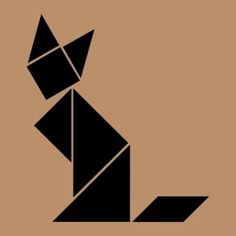 Tangram Katze