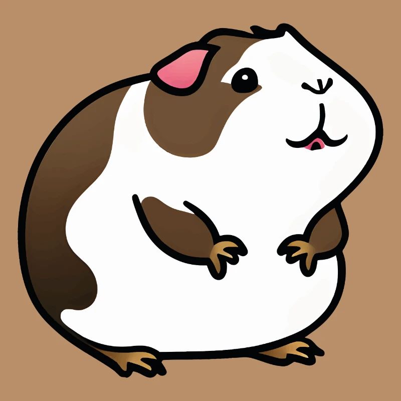 Juste un cochon d’Inde mignon