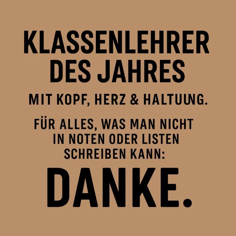 Lehrer:in Geschenk Abschied & Dankeschön