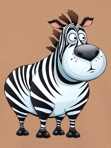 Molliges Zebra - dicke Tiere