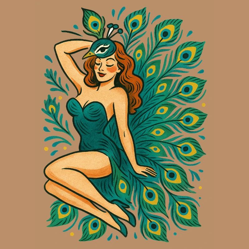 Peacock Pinup