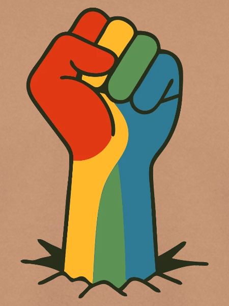 Regenbogenfaust PRO DIVERS | LGBTQR+