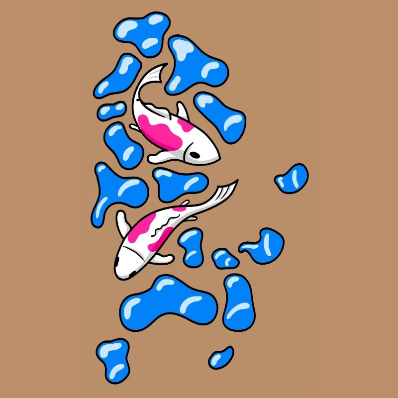 Kois im Wasser