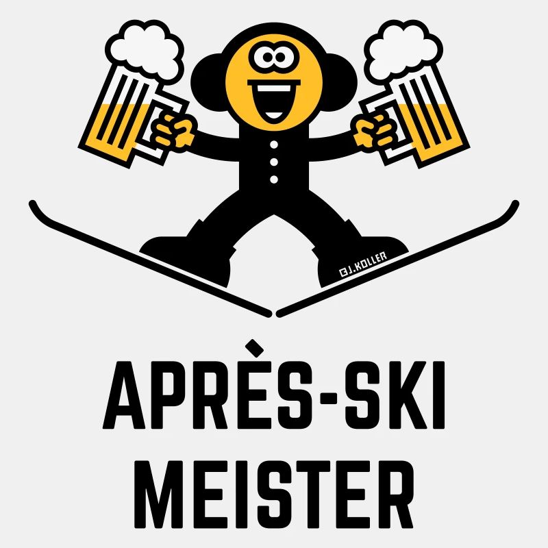 Après-Ski Meister (Bier / Karikatur / 3C)