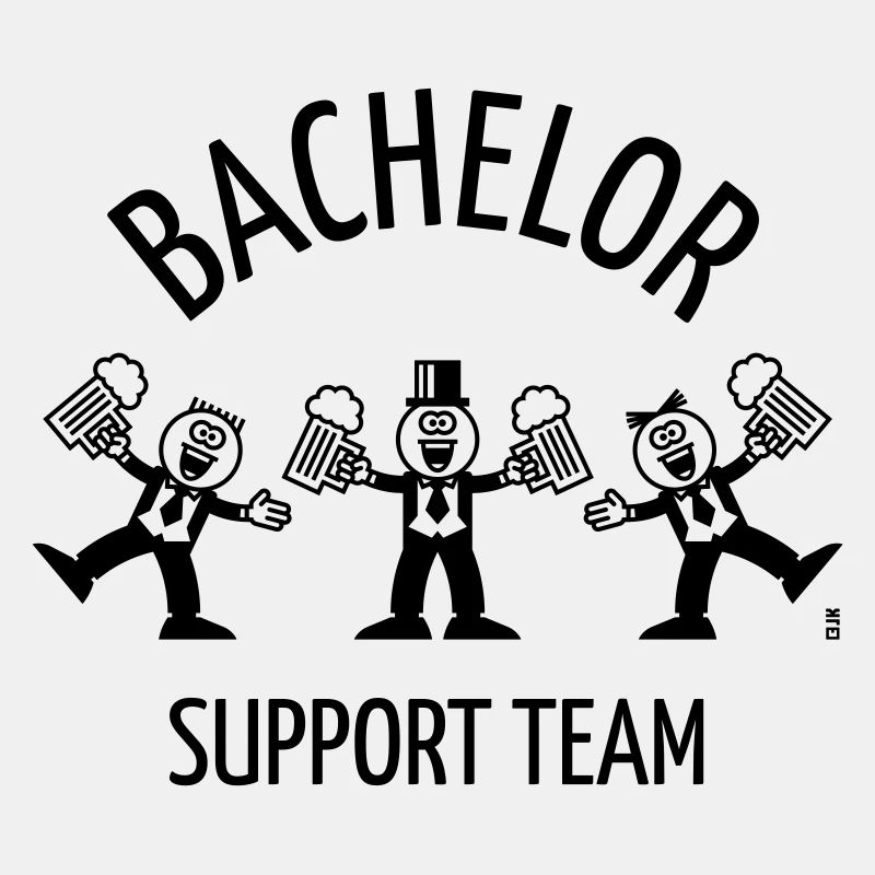 Bachelor Support Team (Karikatur / Tanz / 1C)