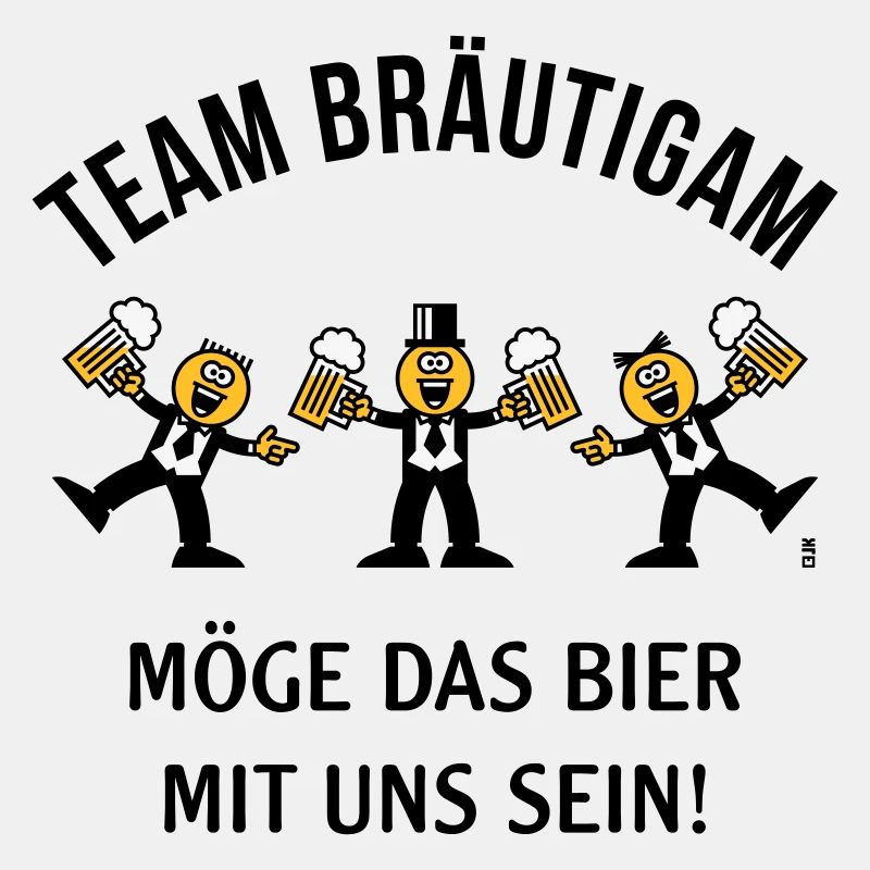 Team Bräutigam (Karikatur / Bier Mit Uns / 3C / B)