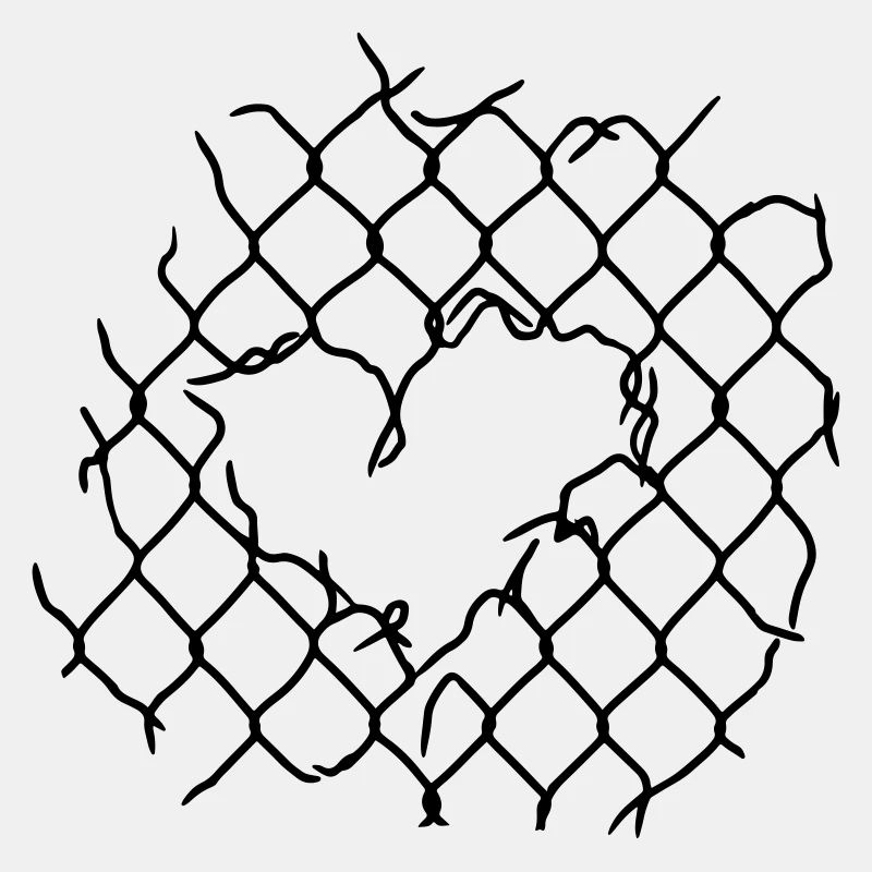 Wire Mesh Heart