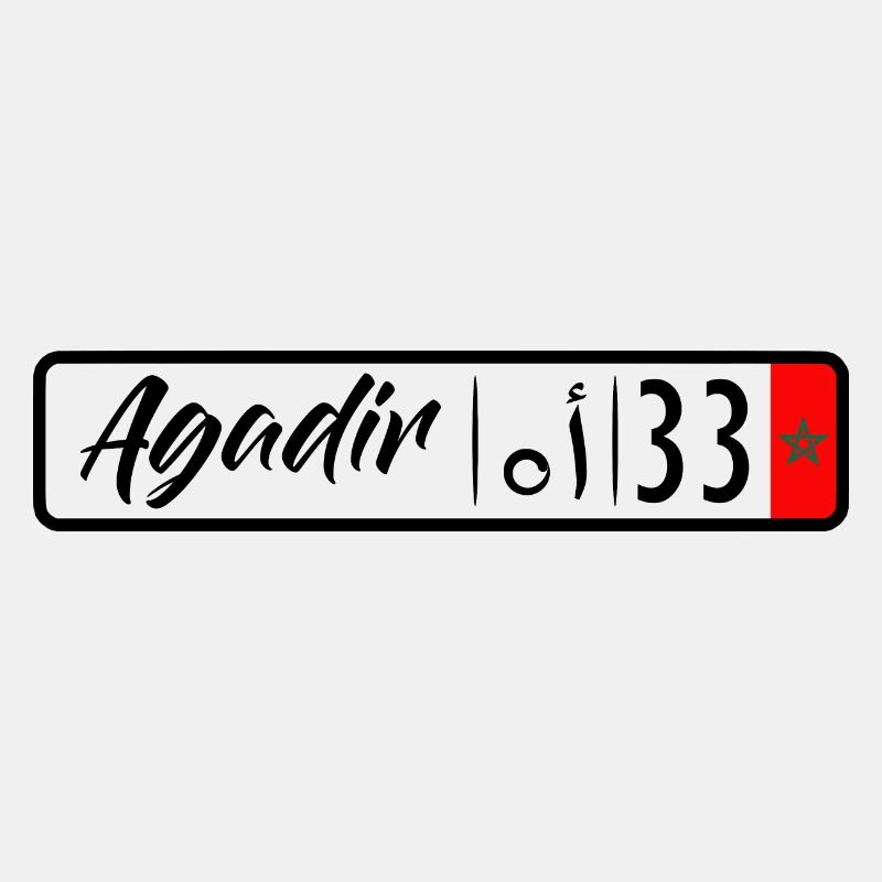Nummernschild Agadir 33