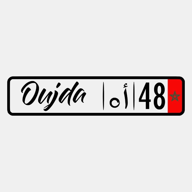 Oujda 48 Nummernschild