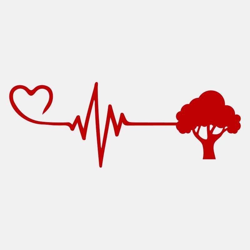 Baum Puls Herz Liebe