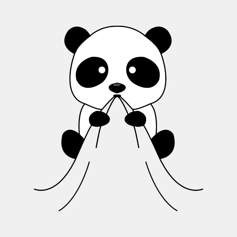 Cadeau d'ours de panda de bébés de bébé de panda