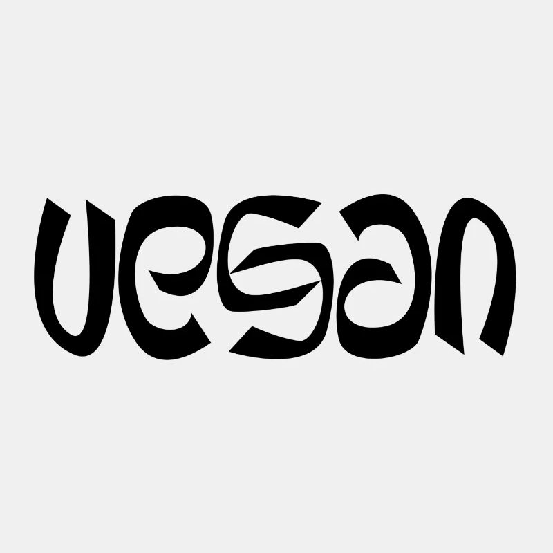 Vegan Ambigramm
