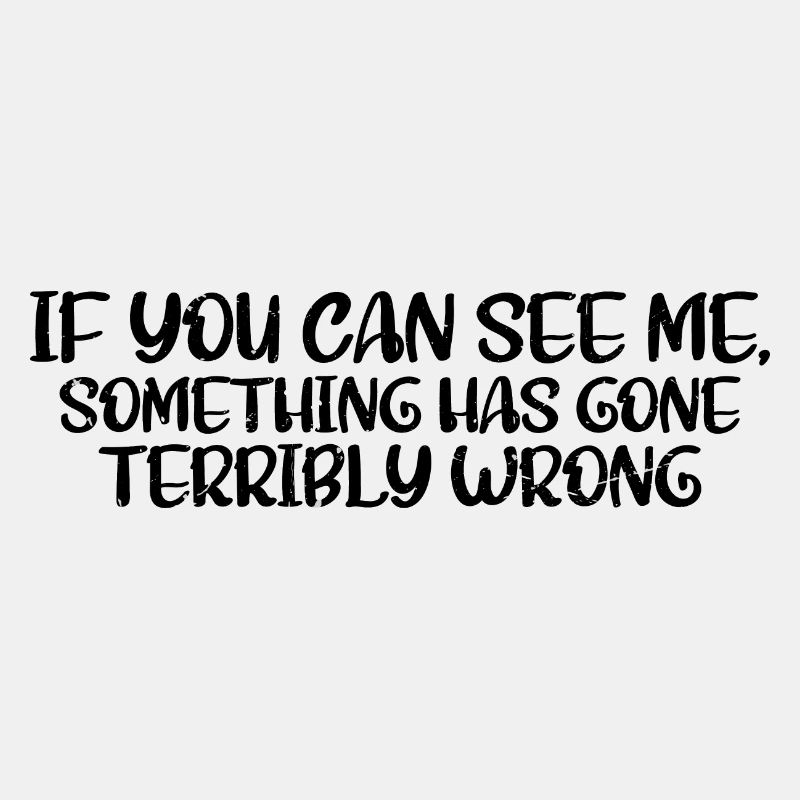 If You Can See Me, Something Has Gone Wrong 4
