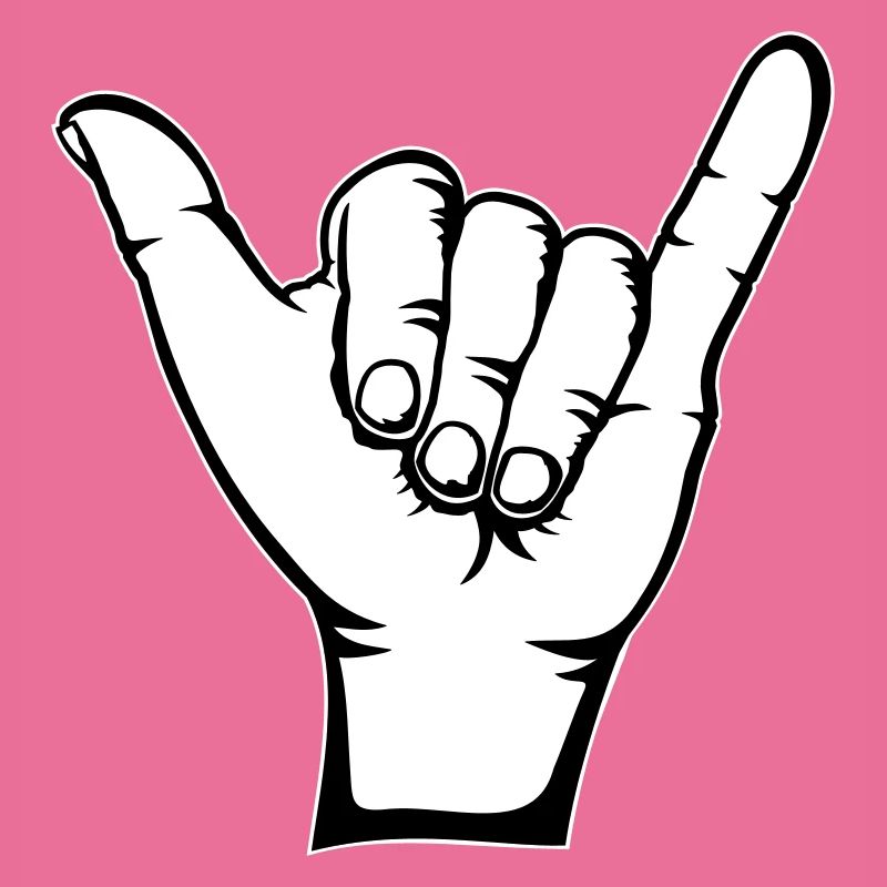 Surfer Icon Hand