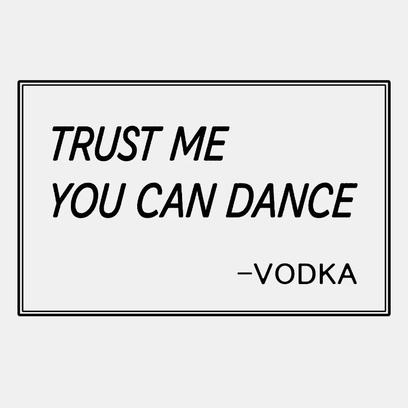 Drôle de boisson de danse disant bière Vodka cadeau hydromel