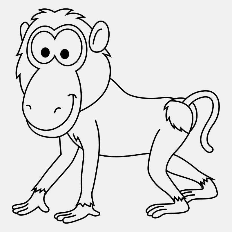 Monkey affe comic